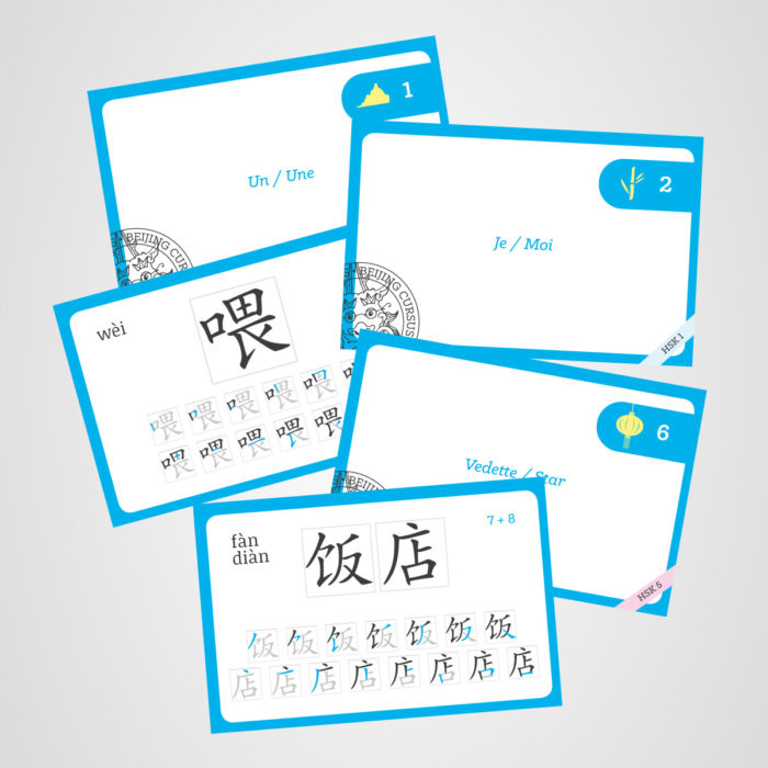 Memory cards pour apprendre le chinois avec Beijing Cursus