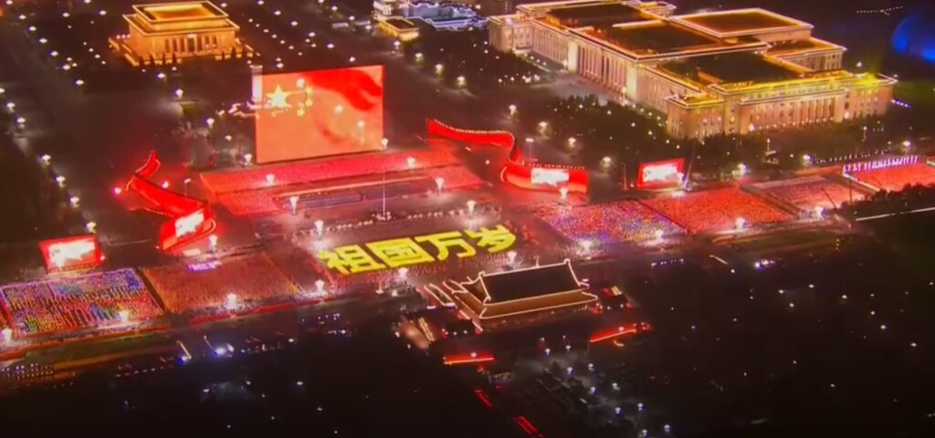 Fête nationale Chine - Défilé militaire - Feux d'artifice Chine