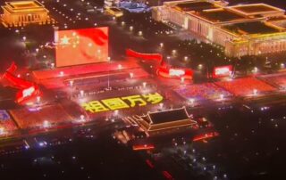 Fête nationale Chine - Défilé militaire - Feux d'artifice Chine