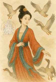 Wang Zhaojun, la beaute qui fit tomber les oies Wang Zhaojun, la beaute qui fit tomber les oies - Apprendre le chinois avec la culture