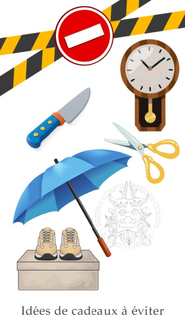 Cadeaux a eviter Chine - Beijing Cursus