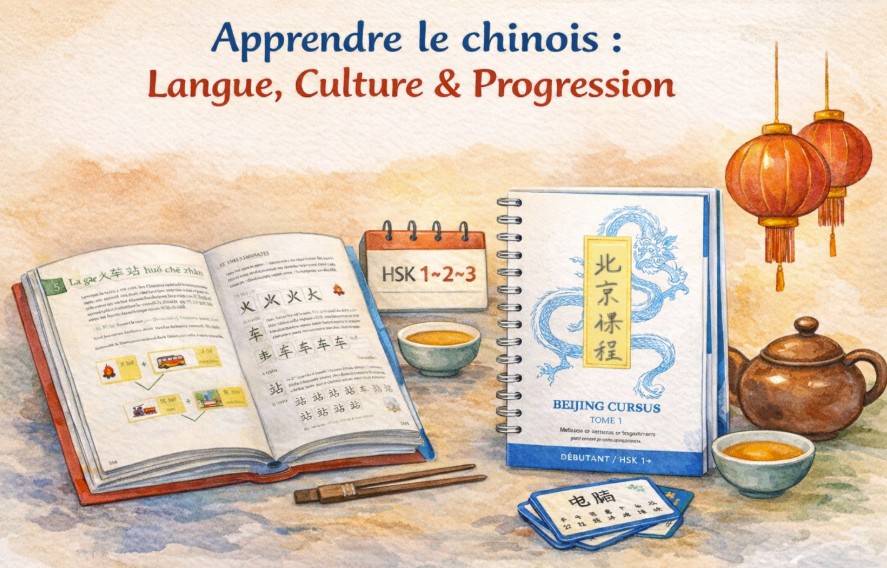 Apprendre le chinois facilement - Methode de chinois pratique - Beijing Cursus