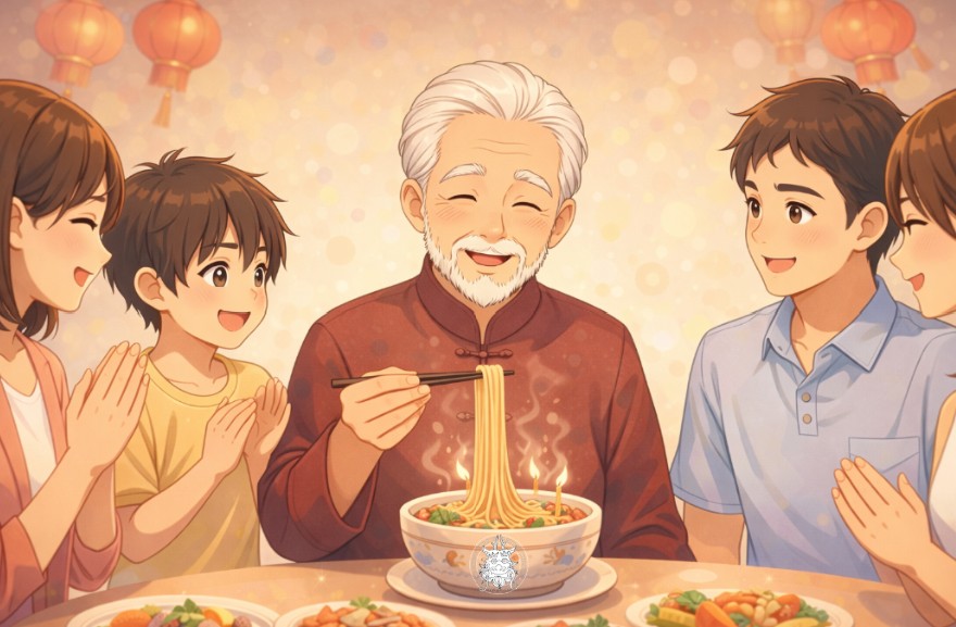 Anniversaire en chinois - Nouilles de longevite - Beijing Cursus