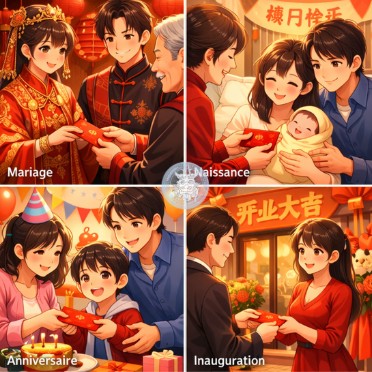 Hong Bao argent cadeau Hong Bao argent cadeau - culture chinoise - Beijing Cursus