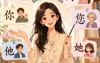 Je, tu, il, elle en chinois - chinois pour débutant - Beijing Cursus