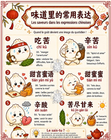 les saveurs dans les expressions chinoises - Beijing Cursus